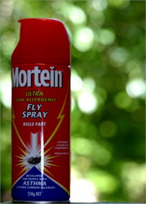 Can of fly spray