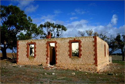 Derelict houses and old ruins