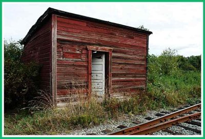 Trackside shed.