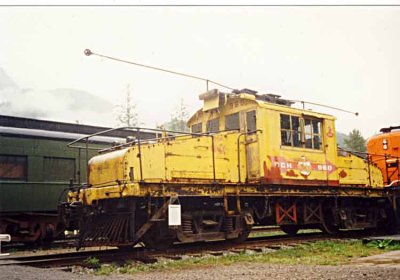 Electric switcher locomotive, circa 1950