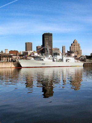 HMCS HALIFAX VISITS MONTREAL