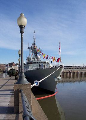 HMCS Halifax visits Montreal
