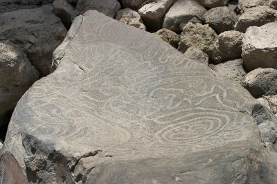Prehistoric petroglyphs