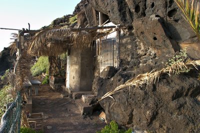 Along the track we found this cave dwelling.