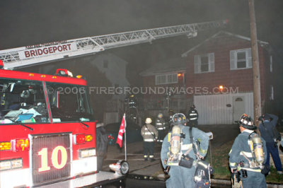 Mary-1 Seltsam Rd. Fire (Bridgeport, CT) 10/31/06