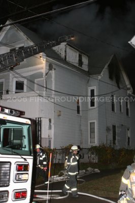 George St. Fire (New Haven, CT) 11/13/06