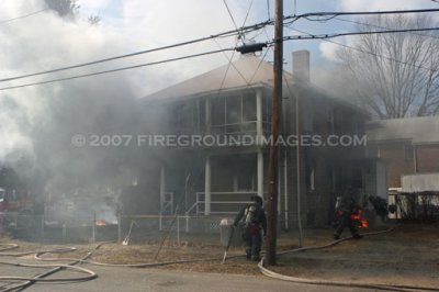 Hadley St. Fire (Bridgeport, CT) 2/12/07