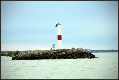 Cleveland harbor entrance