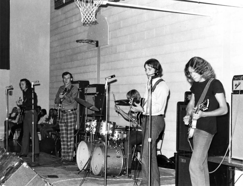 High School Dance with The Mood Group - Rick McGhie, Dave Barber, Bill Pinchen, Terry North & Stewart Ross