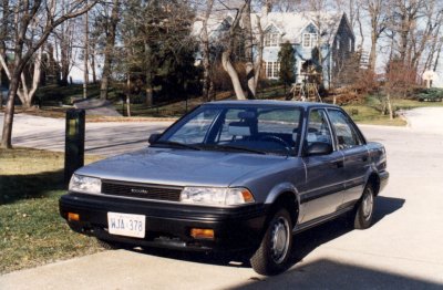 1988 Toyota Corolla & Matt Schafer's old House, Tudor Close E. Sarnia