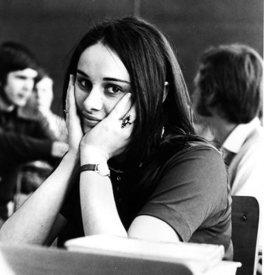 Sharon Yearwood Gr. 12 Math Class (Roy Colver-left & Rick Kichler-right, in the background)