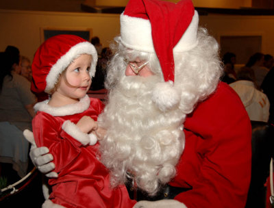 Santa and me :). (Tom Moore, the real Santa Claus)