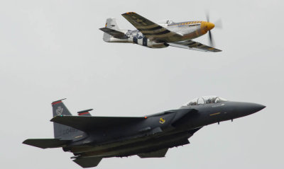 Mustang P51 and F15