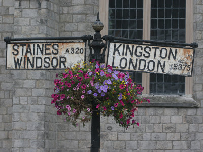 Old Fashioned Fingerpost in Chertsey