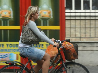 On Her Bike