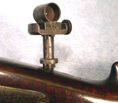 Quarter View of Patented Rear Sight