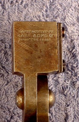 Late Model Single Cavity Mold - Marked Massachusetts Arms Co.
