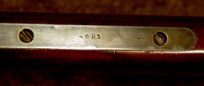 Serial Number of Breech Piece (Lower Tang)