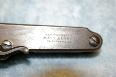 Typical Massachusets Arms Co. Percussion Era Address Markings - Right Side Breech Piece