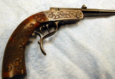 Pistol Grip Engraving Detail