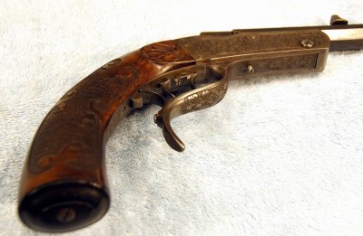 Pistol Grip Butt Engraving Detail