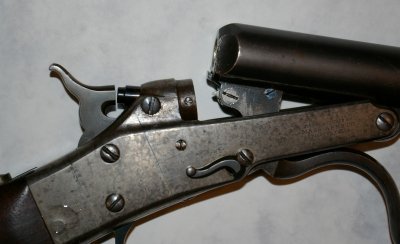 1873 Breech - with barrel in position for loading