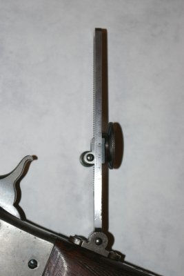 Maynard Patent Long Range Rack and Pinion Tang Sight Graduation Marking