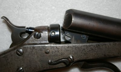 Hadley Device in place with Barrel in position for loading