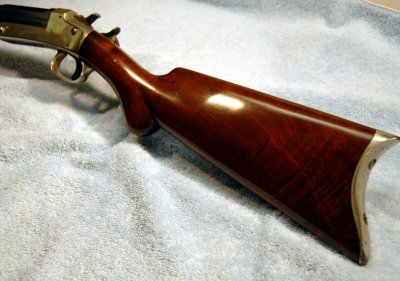 Three Quarter View of Left Side Action, Pistol Grip, and Buttstock