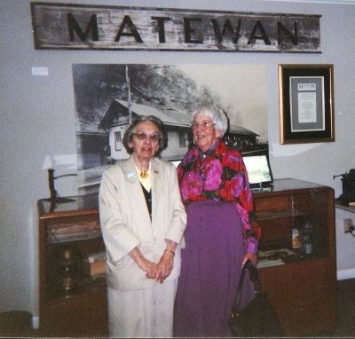Matewan Museum with H.S. Classmate.jpg