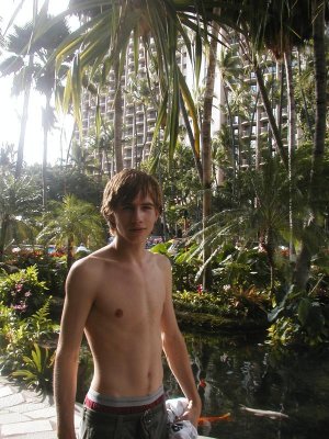 KJ in Hawaii (man, he looks like a natural)