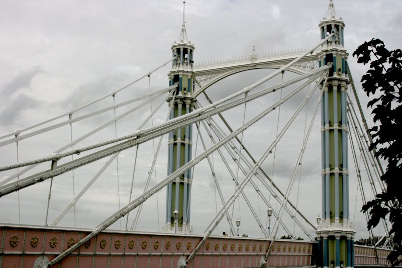 South end of bridge.