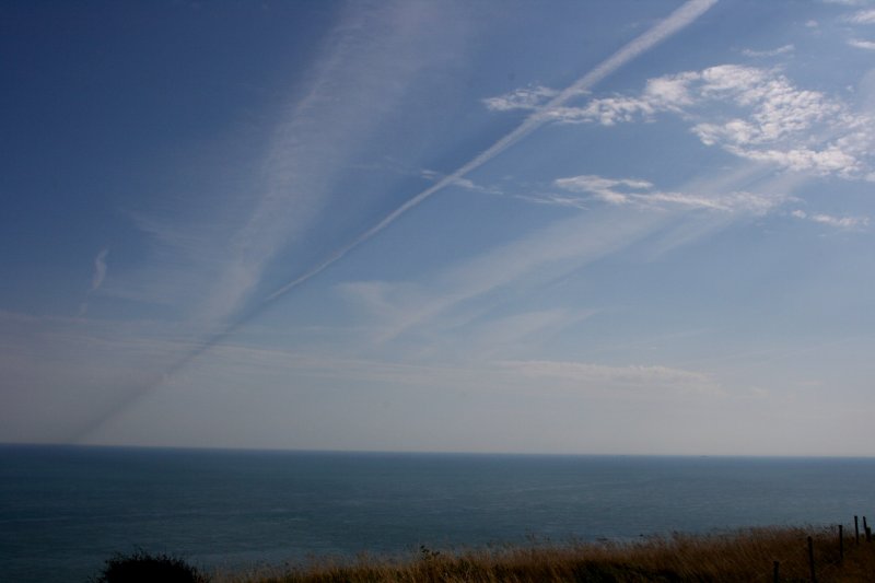 The sky over Beachy Head.