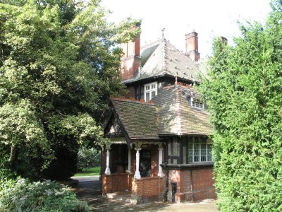 Inside Bishops Park near Putney Bridge.