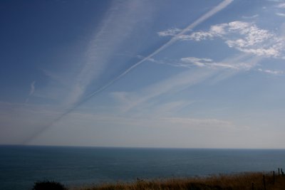 The sky over Beachy Head.