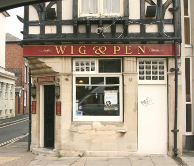 The Wig and Pen public house.
