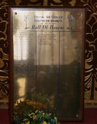 SAS (Southern Branch) Roll of Honour.