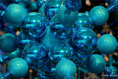 Christmas Blue Balls