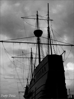 Silhouette Of The Ship