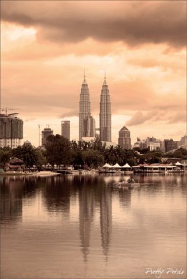 Petronas Twin Towers & Its Reflection