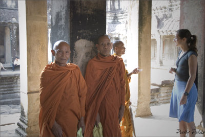 Monks At The Wat