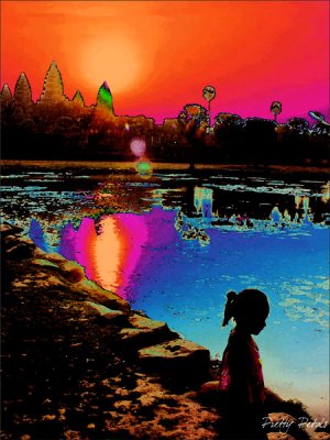 Sunrise At Angkor Wat