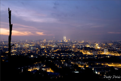 Kuala Lumpur Skyline At Dusk