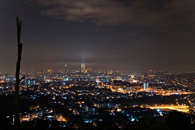 The Ampang Lookout Point - Night Time