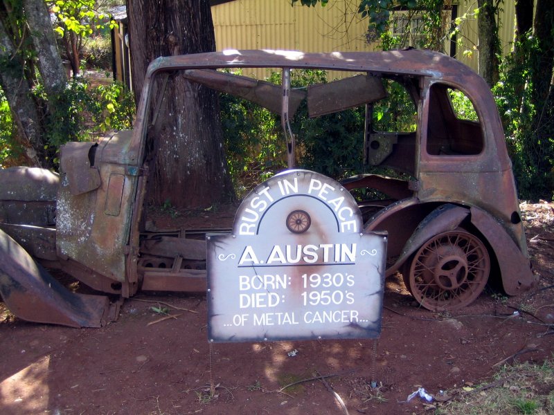 rusting
