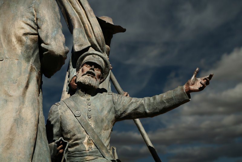 Mormon Battalion Commemorative Sculpture