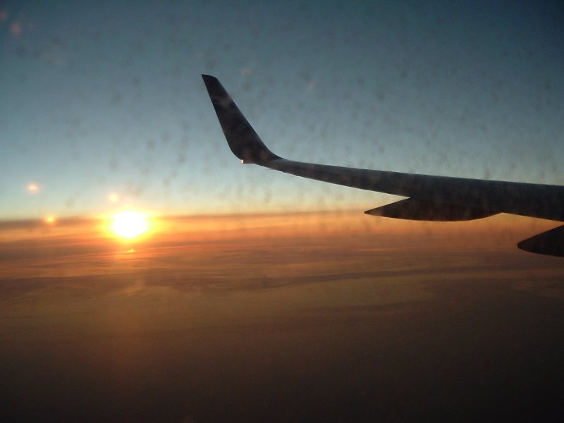 Sunset AND Sunrise somewhere over Greenland