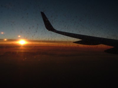 Sunset AND Sunrise somewhere over Greenland