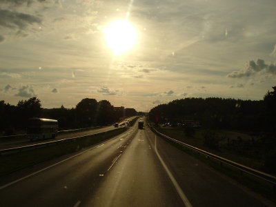 On a Lithuanian Highway