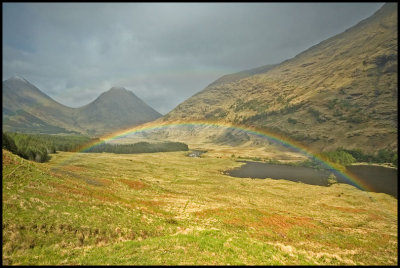 A Rainbow in Glen Etive
